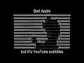 Download Lagu Bad apple but its only subtitles