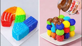 🌈 100+ Rainbow Cake Ideas  Beautiful, Colorful & Satisfying Cake Decorating | So Tasty