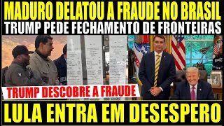 💥URGENTE! ELEIÇÕES SERAM ANULADAS, TRUMP DESCOBRE TUDO E NÃO RECONHECE O LULA COMO PRESIDENTE