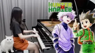 Download HUNTER×HUNTER Opening「Ohayou」Ru's Piano Cover | HUNTER 1999 MP3