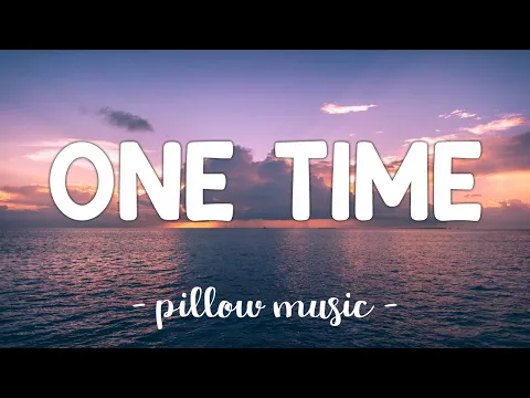Download MP3 One Time - Justin Bieber (Lyrics) 🎵