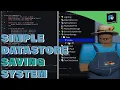 Simple DataStore Saving System Scripting Tutorial Roblox