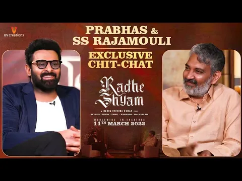 Prabhas  SSRajamouli Interview about RadheShyam Prabhas SS Rajamouli Radhe Shyam YouWe