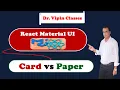 19 React Material UI Card vs Paper CardMedia Dr Vipin Classes