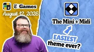 It s a gimme NYT Mini and Midi Crossword August 12 2026