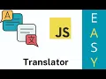 Translator App using HTML CSS JavaScript