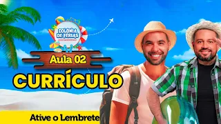 Currículo com o professor William Dornela