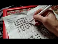 How to solve Evening Standard codeword - real time solve ASMR