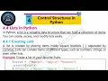Python Lists Tutorial Ch Lec 4 Create Access Modify -