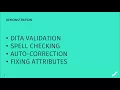 DITA Validation and spell-checking presented by Jason Fox at DITA-OT Day 2017