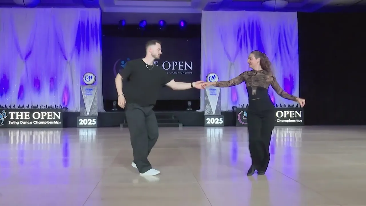 Dillon Luther and Maddy Skinner - 2nd Place Strictly Swing - Open - The Open 2025