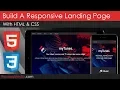 Responsive Landing Page Using HTML CSS A Little jQuery