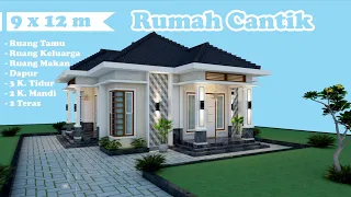 Download Rumah Idaman Minimalis 9 x 12 m dengan 3 Kamar Tidur Cocok di Pedesaan MP3