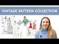 VINTAGE SEWING PATTERN COLLECTION Vintage vintage reproduction sewing patterns