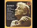 Adagio For Strings op. 11, 1 Hour