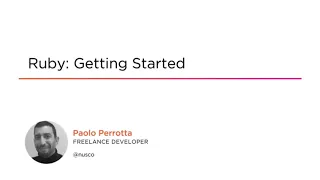 Ruby Skills Getting Started with Ruby Course