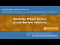 Python 03L1 - Code Review Roulette Wheel Colors