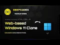 Web-based Windows 11 Clone Using Antigravity Gemini 3 Malayalam Tutorial