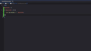 PHP Control Structures - Part 1