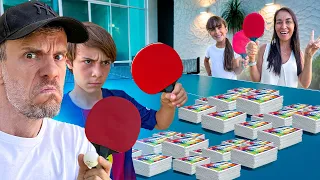 Ping Pong em Família VALENDO FIGURINHAS da Copa 2026! 🏓