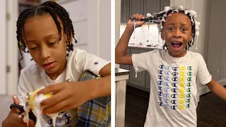 SIBLINGS Sneak And Cut Open Squishy Dumplings, They Instantly Regret It!