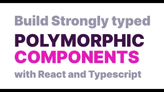 Build Polymorphic Components with React and Typescript