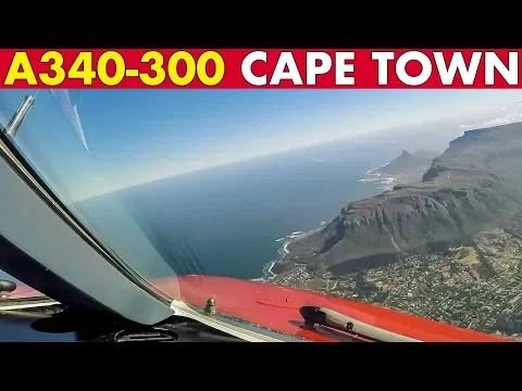 Download MP3 Superb Pilotviews Airbus A340 out of Cape Town