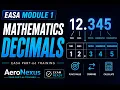 EASA Module 1 Mathematics Decimals Explained Simply Part-66 B1 1 Training