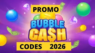 Bubble Cash Promo Codes 2026 Free Bonus Cash Rewards Working Codes