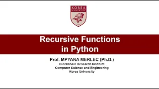 6 Recursive Functions in Python