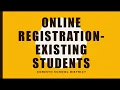 CSD Online Registration - Existing and Returning Students