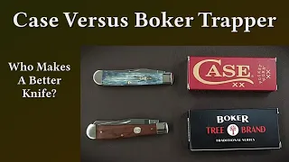 Case Vs Boker Trappers Who Makes A Better Knife