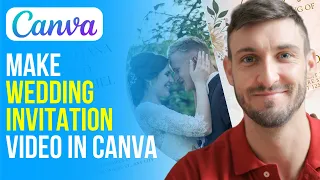 how to make wedding invitation video in canva 2026 marriage caricature animated