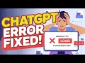 Fix Unable to Load Conversation in ChatGPT Fast Easy