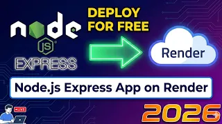 How to Deploy Node js Express App on Render for FREE in 2026 Step-by-Step Tutorial