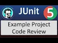 Code Review of example Project for JUnit 5 Tests