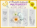 10 Printable bookmarks 2023 Yeartext and Bible verses about love