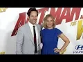 Paul Rudd and Julie Yaeger Ant-Man and The Wasp World Premiere Red Carpet