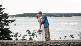 Outdoor Wedding Surrounded by a Hurricane - The Contented Sole Wedding New Harbor Maine