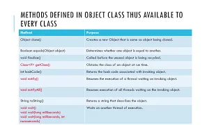 Java Inheritance Tutorial 9 Object class