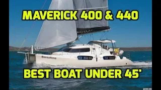 Maverick 400 & 440 review.  Our favourite boat under 45′.  Everything you need at a reasonable price
