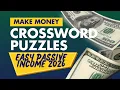 Easy Passive Income in 2026 How to Create a Crossword Puzzle FREE software