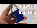 ZHEGE Combination Locker Lock