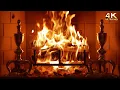 Crackling Fireplace 4k 10 Hours Christmas Yule Log No Music No Ads