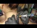 Tattoo time lapse birthstone