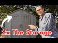 Cheap Easy DIY Shelves for a Plastic Shed