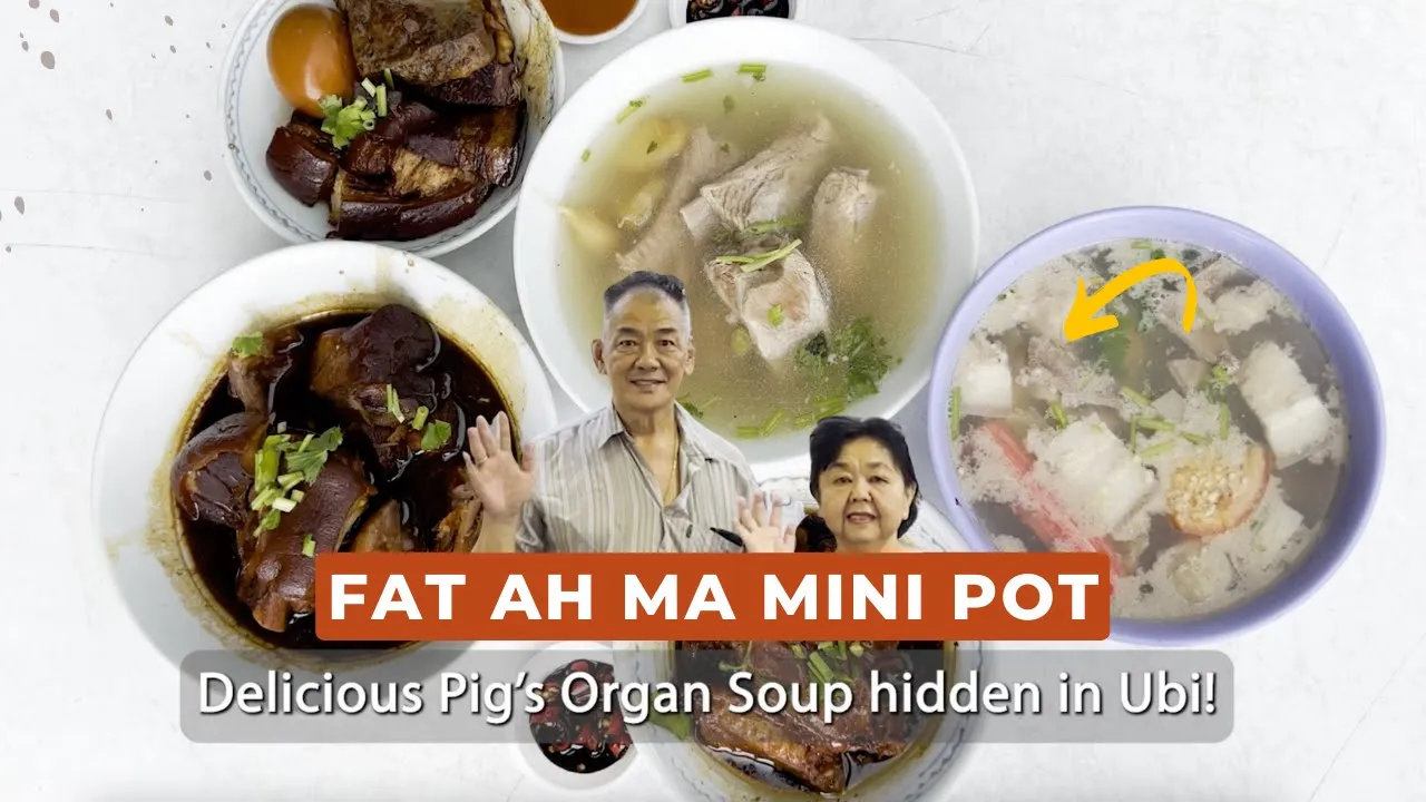 Delicious Pig Organ Soup and Braised Pig Trotters in Ubi!