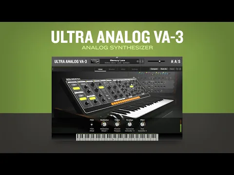 AAS Ultra Analog VA-3 & Sound Banks product video