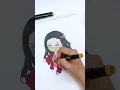 Nezuko Kamado Coloring Demon Slayer Touch Hero Markers