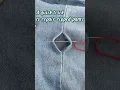 Download Lagu A quick trick to repair ripped pants, simple and neat. #sewingtips